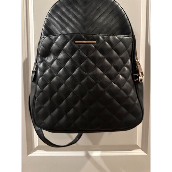 ALDO\'s Women Black Leather Backpack main image 7